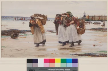 ブレッドウィナーズ、1896年頃（紙にトイレ）